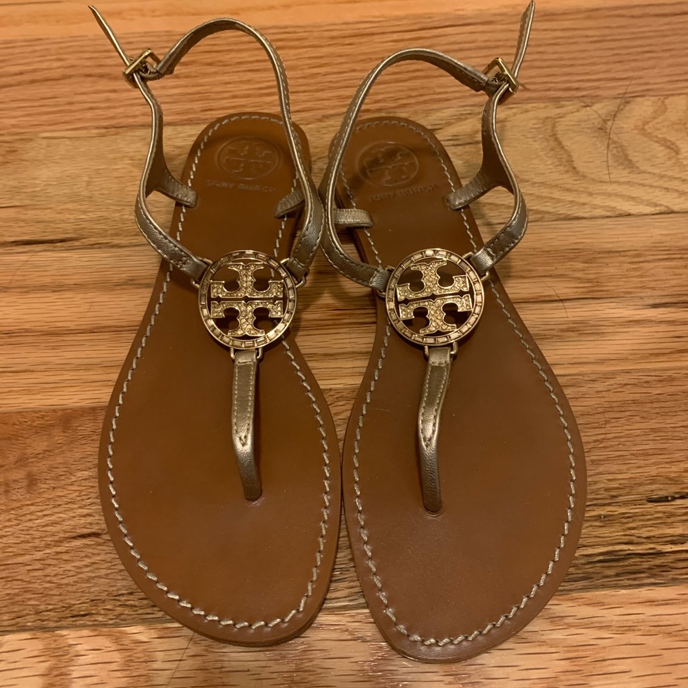 Tory Burch T Strap Sandals
